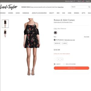 Romeo & Juliet Couture Dresses - NWT Romeo & Juliet Couture Floral Dress Small Romeo & Juliet Couture Dresses - NWT Romeo & Juliet Couture Floral Dress Small